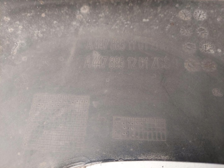 MERCEDES VITO 447 PARE-CHOCS ARRIÈRE 4478851101 ORIGINAL