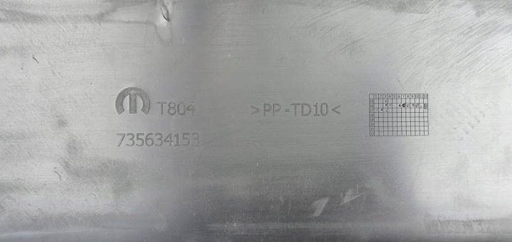 FIAT TIPO II UNIVERSEL PARE-CHOCS ARRIÈRE PDC 735634153 ORIGINE