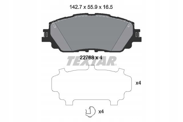 ZAPATAS HAM. TOYOTA P. RAV 4 2.0- 2.5 18- 