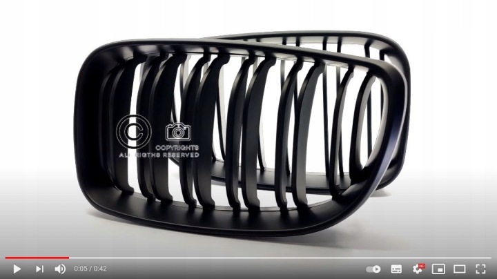 ATRAP DANS AVANT PARE-CHOCS BMW E87 E88 GRILLES CALANDRE GRILLE NOUVEAU MAT DUAL