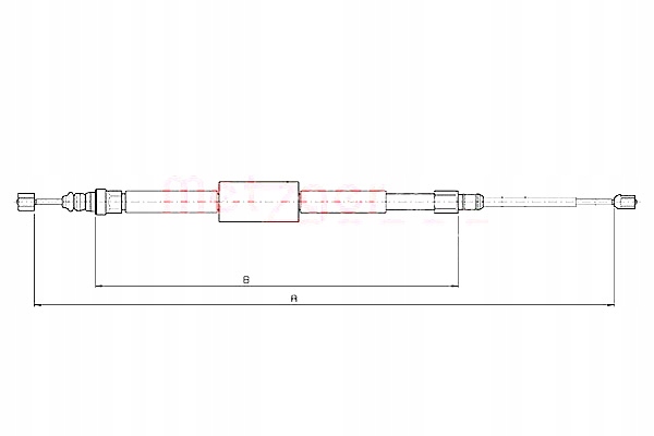 METZGER CABLE DE FRENADO DE MANO 