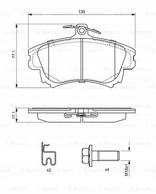 PLAQUETTES FREIN VOLVO S40,V40 97-03
