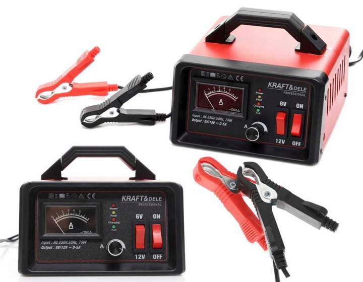 CHARGEUR AUTOMOBILE MICROPROCESSEUR CHARGEUR AVEC RÉGLAGE 6-12V 75AH 5A