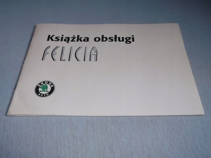 LIBRO MANTENIMIENTO - SKODA FELICJA 2 - 2000 AÑO 