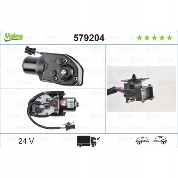 MOTEUR ESSUIE-GLACES VALEO 5001834379 53558204 14219