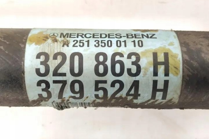 DEMI-ARBRE ARRIÈRE GAUCHE MERCEDES-BENZ R (W251, V251) 2513500110 2.99L DIESEL