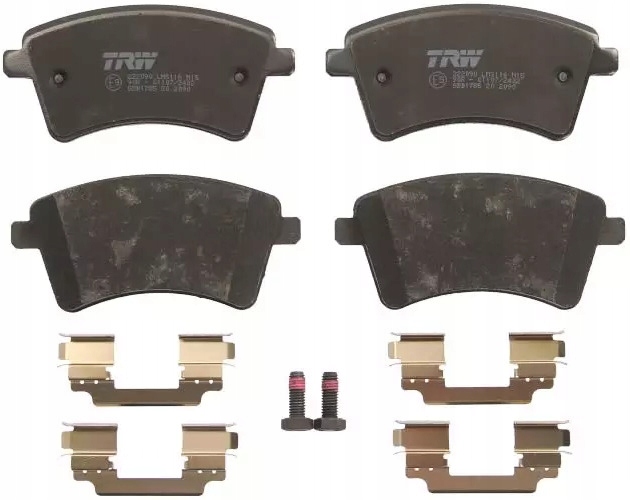 PLAQUETTES FREIN RENAULT DROIT KANGOO 08- ROUES 15/16/DB CITAN 12- TRW GDB1785