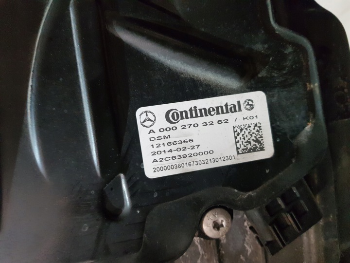 BOÎTE DE VITESSES MERCEDES W212 LIFT 2.2 CDI 136KM A0002703252 R2212712001