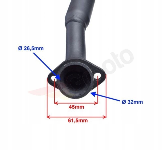 COUDE ÉCHAPPEMENT SILENCIEUX JUNAK 901 SPORT