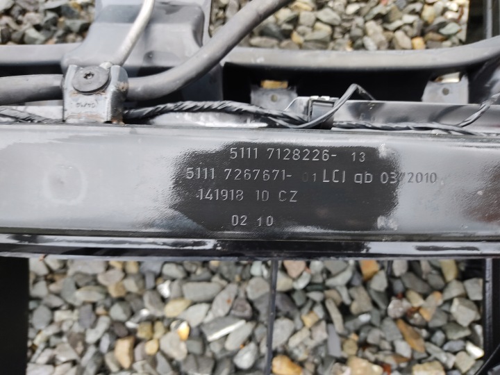 COURROIE AVANT AVANT POUTRE RENFORCEMENT AVANT BMW 3 E92 E93 LIFT 2009-2012