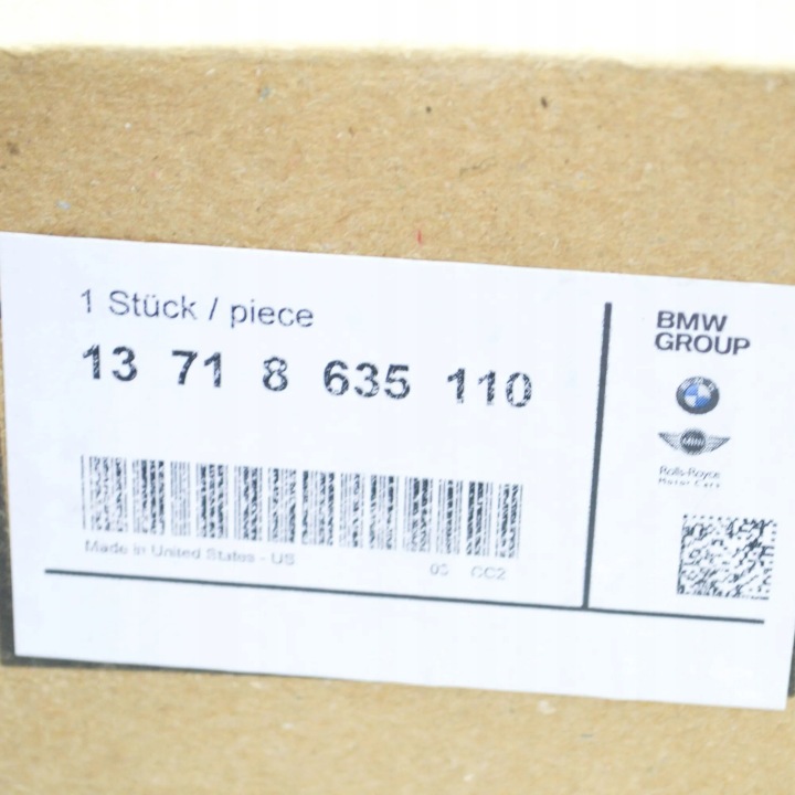 NOUVEAU BMW X3 G01 RESONATOR RÉSERVOIR 13718635110 8635110 ORIGINAL 13-71-8-635-110