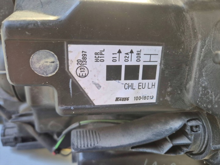 ENDOMMAGÉ PROJECTEUR GAUCHE CÔTÉ NISSAN QASHQAI J11 14-17 100-18013