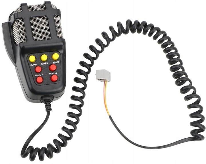 KLAXON MÉGAPHONE KLAXON 100W 7 MELODII AVERTISSEUR SONORE POLICE POMPIERS MEGA PUISSANCE 115DB