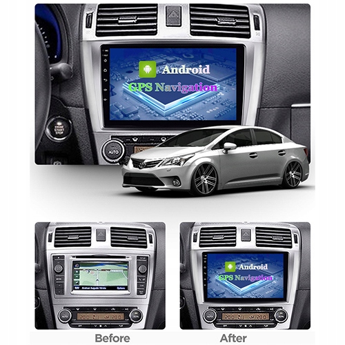 RADIO ANDROID TOYOTA AVENSIS T25 2003-2008 CARPLAY 