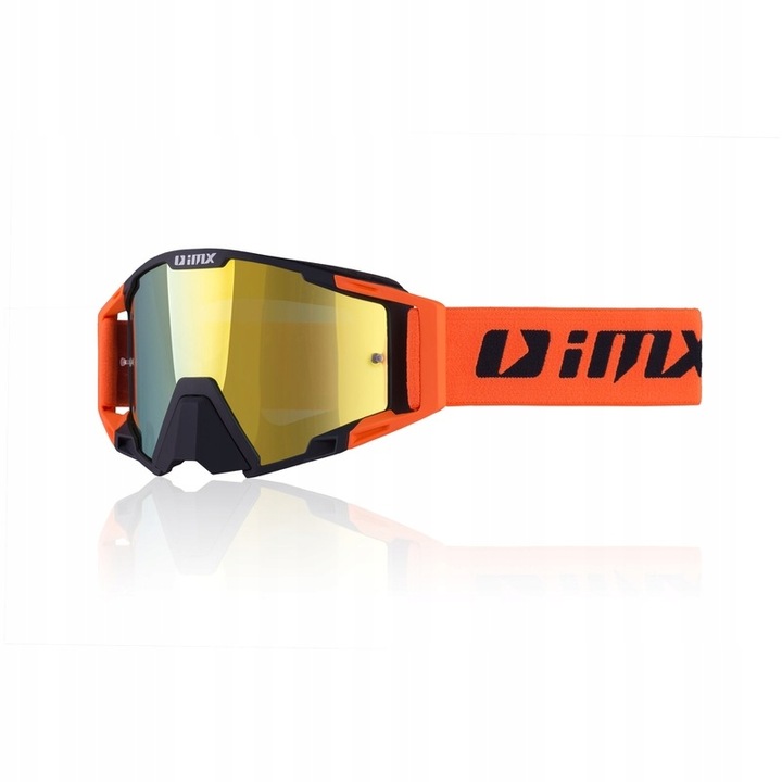 GAFAS IMX SAND BLACK/ORANGE CROSS ENDURO 2 VENTANAS 