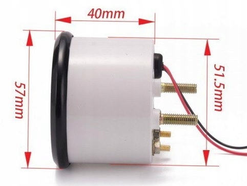 COMPTEUR 3W1 MTUNING VOLTMÈTRE TEMPÉRATURE HUILES PRESSION HUILES 52 MM