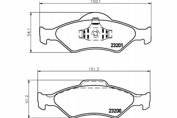 ZAPATAS HAM. FORD P. FIESTA 96- 