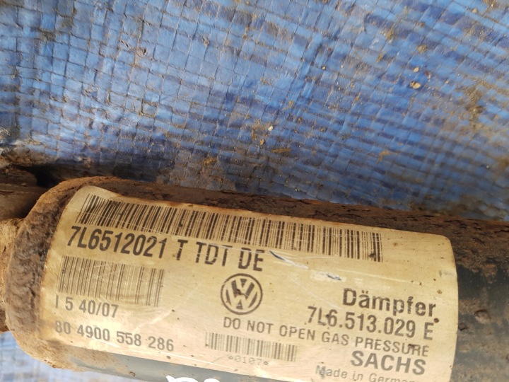 AMORTISSEUR ARRIÈRE ARRIÈRE RESSORT GAUCHE DROIT VW VOLKSWAGEN TOUAREG 7L