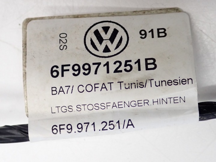 PARE-CHOCS ARRIÈRE ARRIÈRE ORIGINE 4XPDC INSTALLATION ÉLECTRIQUE SEAT ARONA ARRIÈRE 6F9807421 6F9971251B