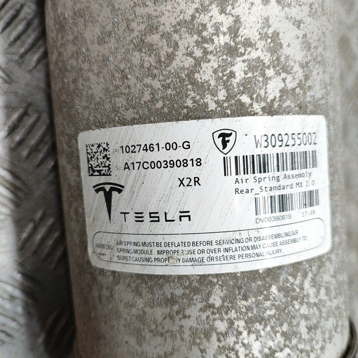 ARRIÈRE GAUCHE AMORTISSEUR PNEUMATIQUE TESLA MODÈLE X 102746100G 25775770 568KW