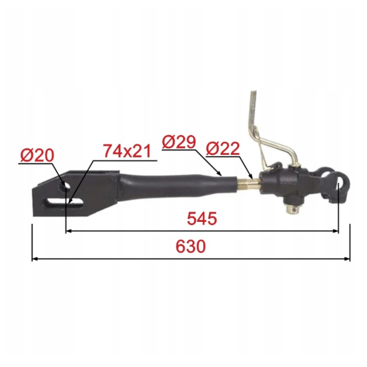 SUPPORT GAUCHE I DROIT COMPLET URSUS C-360 C360 3P