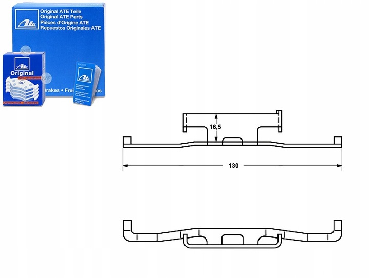 COMPLET DE MONTAGE DE SABOTS DE FREIN BMW 3 (E30) 5 (E28) 6 (E2 photo 1 - milautoparts-fr.ukrlive.com