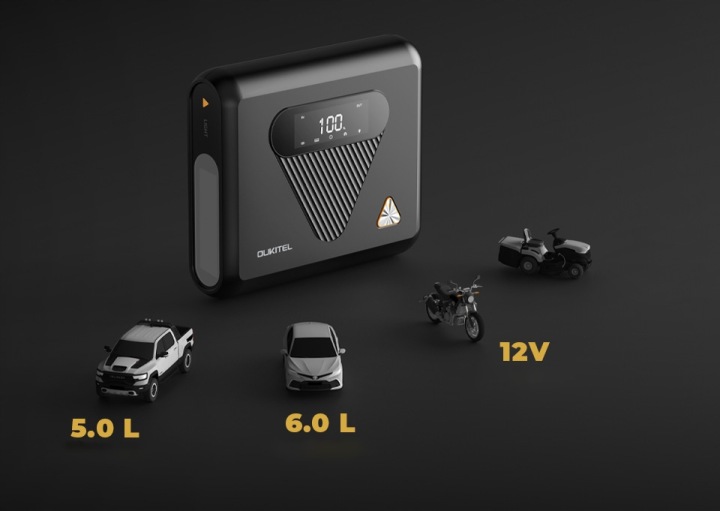 OUKITEL C01 PORTABLE DÉMARREUR AUTOMOBILE 1350A 80WH PD60W JUMP DÉMARREUR