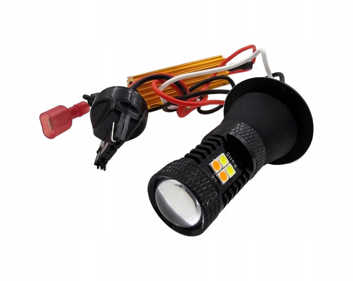 LED DRL BLINKERS + LIGHT DAYTIME SMD 2 IN 1 WY21W T20 ULTRA POWERFUL 