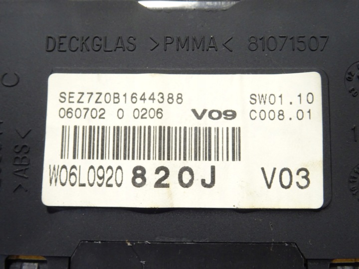 ORDINATEUR COMPTEUR SEAT IBIZA III 3 6L0 1.9 TDI