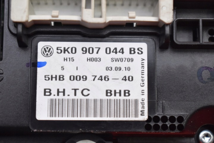 PANNEAU COMMANDE CONDUIT D'AIR CLIMATISATION 5K0907044BS VW PASSAT CC 08-12