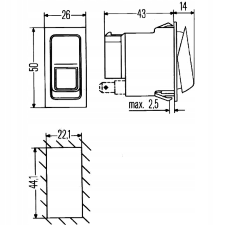 HELLA PRZELACZNIKI-0-II 4556FH 007832131