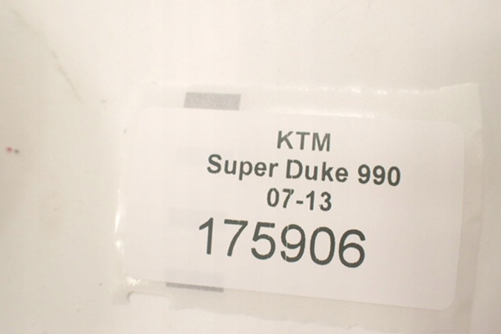KTM SUPER DUKE 990 R 07-13 QUEUE GAUCHE ARRIÈRE PLASTIQUE DÉFLECTEUR D'AIR