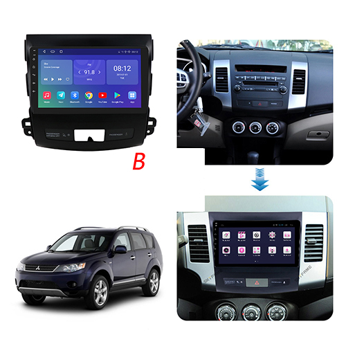 RADIO BT MITSUBISHI OUTLANDER XL 2 ANDROID 6/128GB 