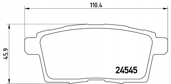 TRINKELĖS BREMBO GAL. MAZDA CX-7 CX-9 nuotrauka 2