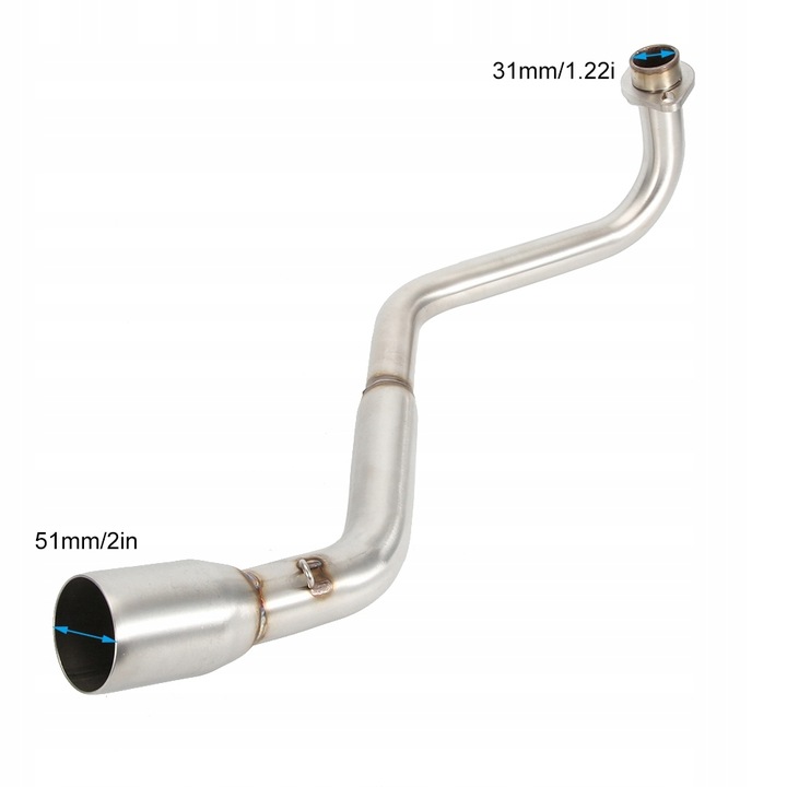 ÉCHAPPEMENT SPORTIF COLLECTEUR MOTOCYCLETTE TUNING VERS HONDA MSX125 2013-2019