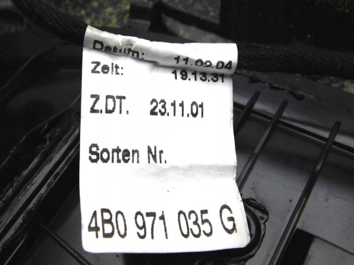 A4/21 AUDI A6 C5 COLLECTEUR GARNITURE PORTES GAUCHE ARRIÈRE