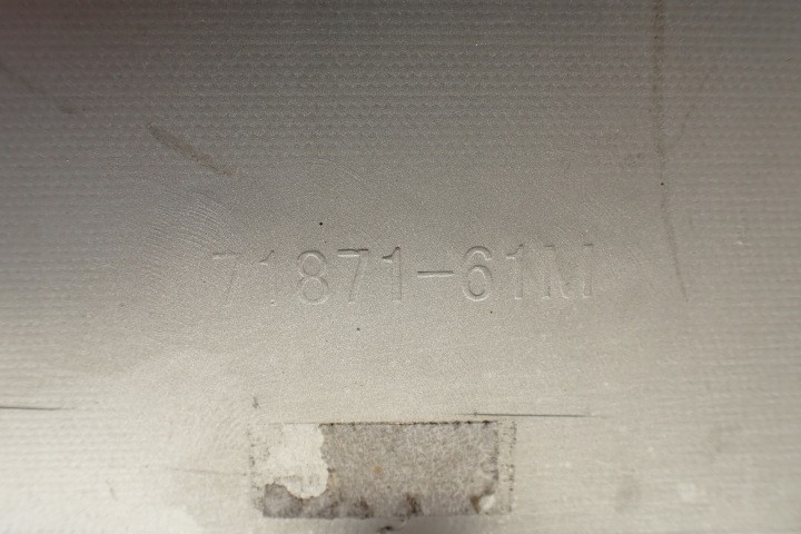 SUZUKI SXS-4 71871-61M OEM SPOILER DIFFUSEUR PARE-CHOCS ARRIÈRE ARRIÈRE