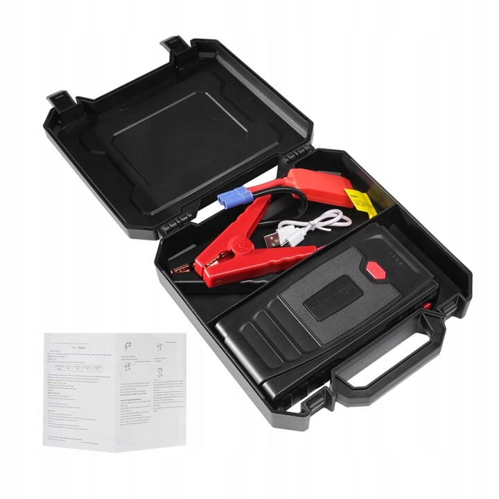 DISPOSITIF DÉMARRAGE AUTOMOBILE 12V JUMP DÉMARREUR 300A 6000MAH POWERBANK