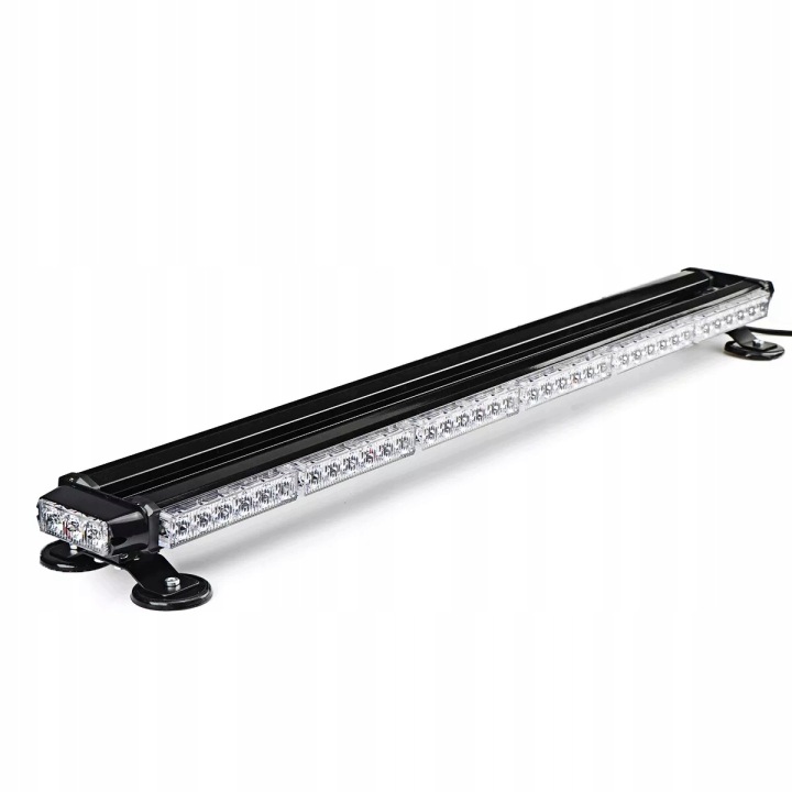NEUF POUTRE AVERTISSEMENT STROBOSCOPE LED AIMANT 95CM BARRE LED PHARE ROUTIÈRE