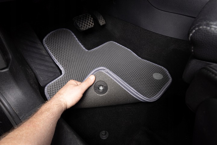 FORD RANGER IV PICK-UP RESTYLAGE 4D 2007-2011 TAPIS DE SOL EVA SMART POCKET COULEUR GRISE