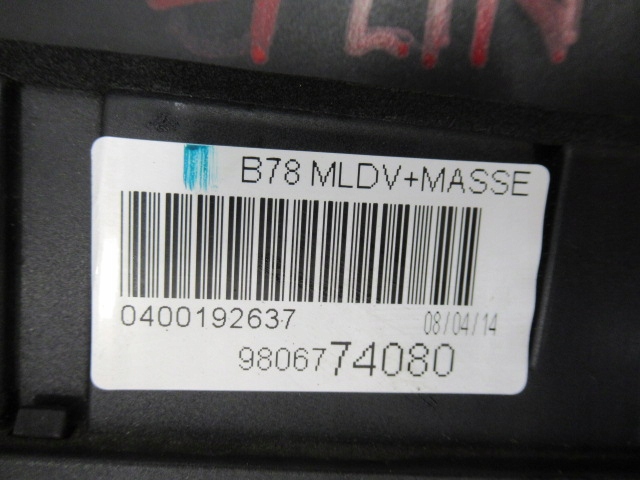 CITROEN C4 PICASSO II MÉCANISME DE CHANGEMENT DE VITESSES CÂBLES CHANGEMENTS VITESSE