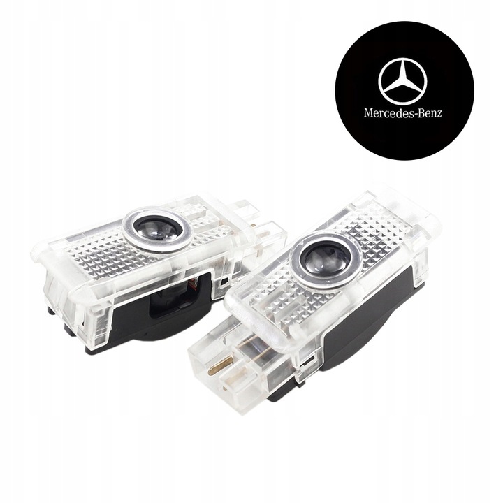 2 PIEZAS MERCEDES-BENZ W203 W208 W209 LOGOTIPO PROYECTOR 