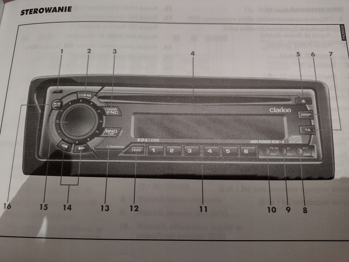 ALFA ROMEO 156 CD CLARION MANUAL MANTENIMIENTO RADIO 