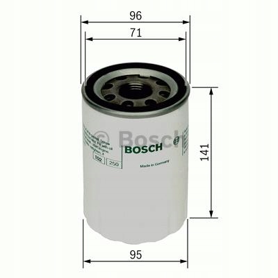 FILTRO ACEITES BS0451203218 BOSCH 