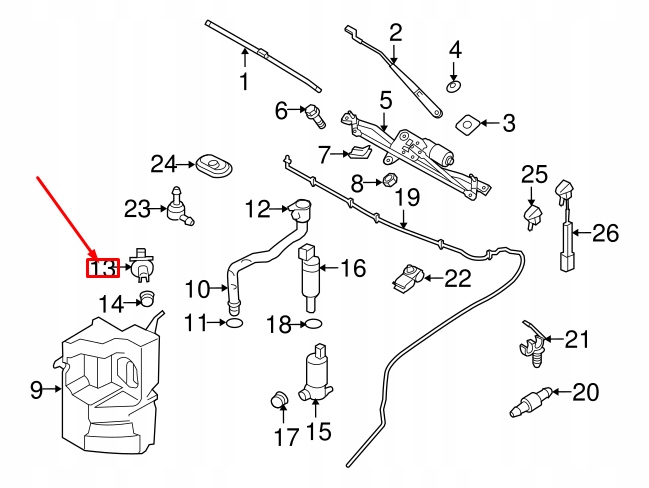 VOLVO XC60 LEVEL WARNER 32237467 NEUF GENUINE