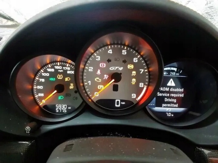PORSCHE CAYMAN 718 GT4 WIPER STALK 97061305151 INDICATOR SWITCH STEERING