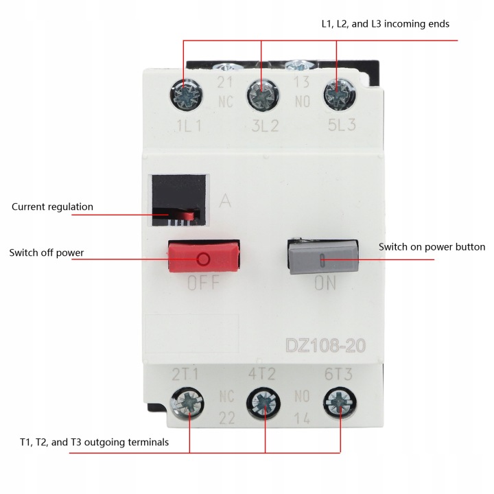 INTERRUPTEUR AUTOMOBILE AC380V 1NO 1NC SZYBKOZRYWAJACY INTERRUPTEUR PROTECTEUR SI