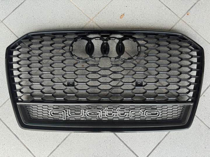 REJILLA REJILLA DE RADIADOR AUDI RS6, A6, C7, CARBON, OEM 