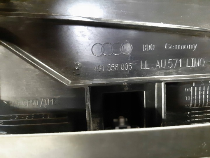 AUDI A6 S6 PLANCHE COCKPIT COURROIES AIRBAG COUSSIN NOIR SOUL 4G1858005