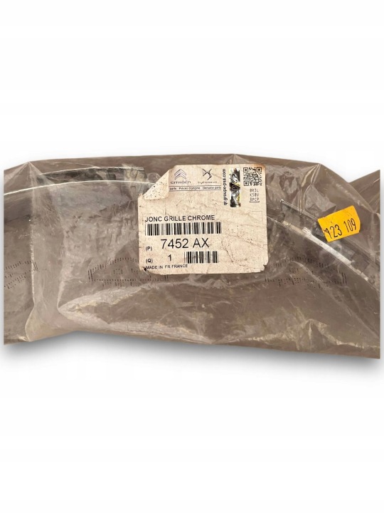PEUGEOT 407 04-10 MOULURE PARE-CHOCS CHROME NOUVEAU ORIGINE 7452AX $J